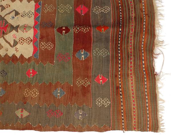 Appraisal: A Turkish Kilim length ft in width in