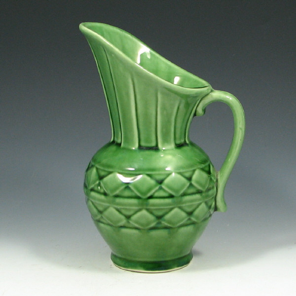 Appraisal: Brush Green Pitcher - Mint Brush pitcher in green high