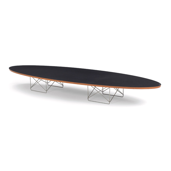 Appraisal: Charles and Ray Eames ETR Surfboard table by Herman Miller