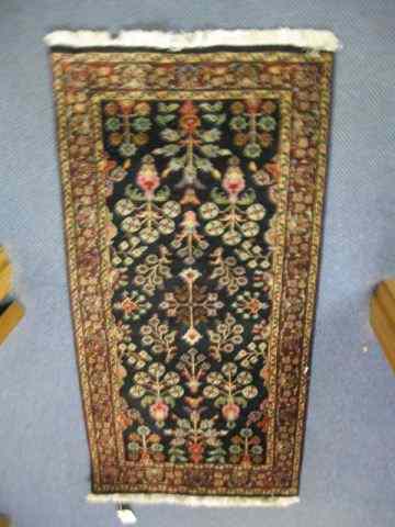 Appraisal: Lillihan Persian Handmade Rug florals on indigio field ' x