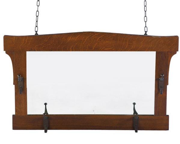 Appraisal: L AND J G STICKLEY Hall mirror no with four