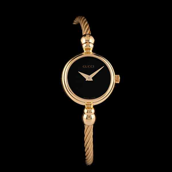 Appraisal: Gucci Rope Watch A vintage style K yellow gold vintage