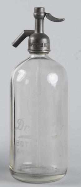 Appraisal: Dr Pepper Amarillo TX Seltzer Bottle Description Includes matching marked