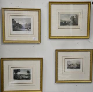 Appraisal: Set of ten engravings in matching frames engraved by Radcliffe