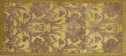 Appraisal: Voided Velvet Table Cover