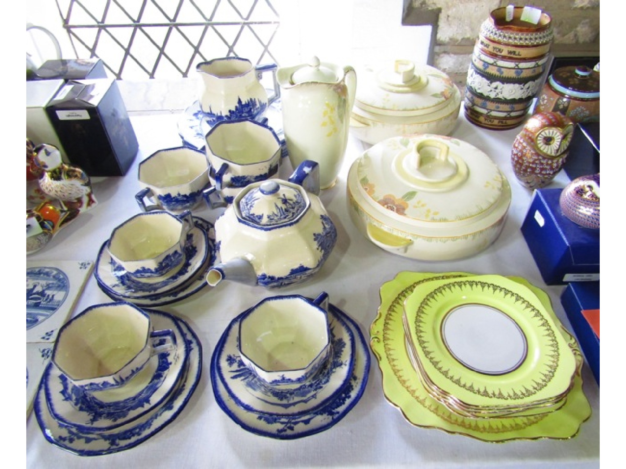 Appraisal: A collection of Royal Doulton Norfolk pattern blue and white