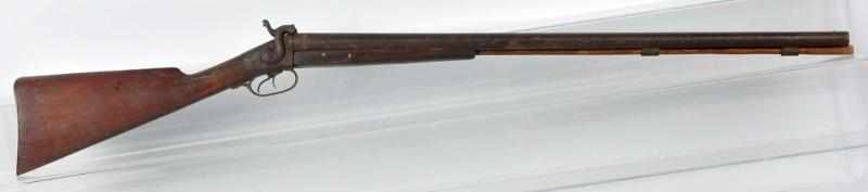 Appraisal: Unknown Shotgun Description Cal GA gage Double barrel hammer shotgun