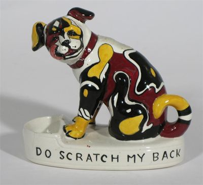 Appraisal: Do Scratch My Back' a rare Wilkinson's Pottery vesta modelled