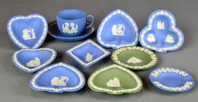 Appraisal: Wedgewood Blue Jasperware Princess DianaAn assortment of Wedgewood featuring Commemorative