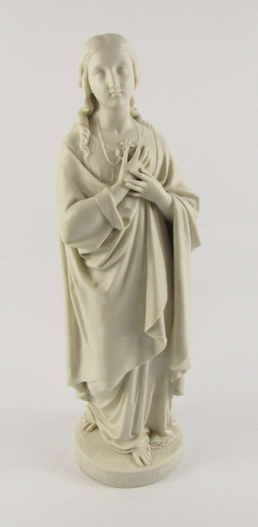 Appraisal: A Copeland mid thC Parian figure modelled as Hope modelled