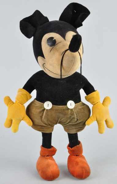 Appraisal: Steiff Mickey Mouse Doll Description German Circa s Pie eyed