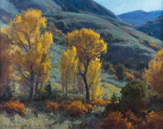 Appraisal: Montana Autumn by Clyde Aspevig Clyde Aspevig - oil on