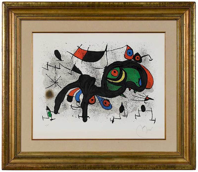 Appraisal: Joan Miro Spanish - Le B lier Fleuri edition from