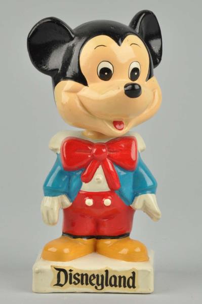 Appraisal: 's Composition Mickey Mouse Bobble Head Has a few chips