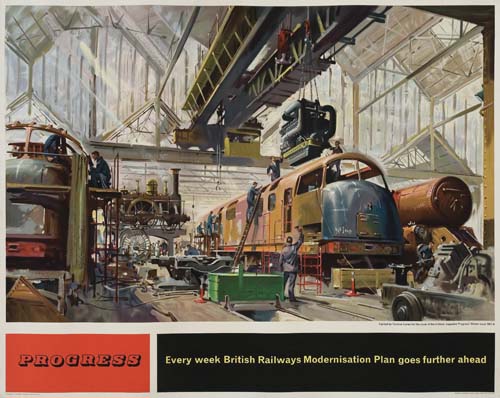 Appraisal: TERENCE CUNEO PROGRESS x inches x cm Waterlow Sons Limited