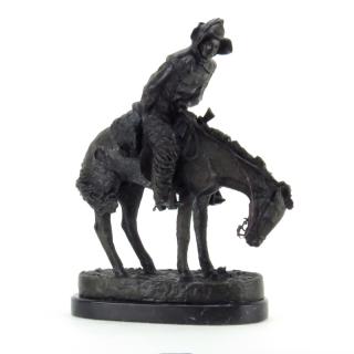 Appraisal: After Frederic Remington American - The Norther Bronze Sculpture on