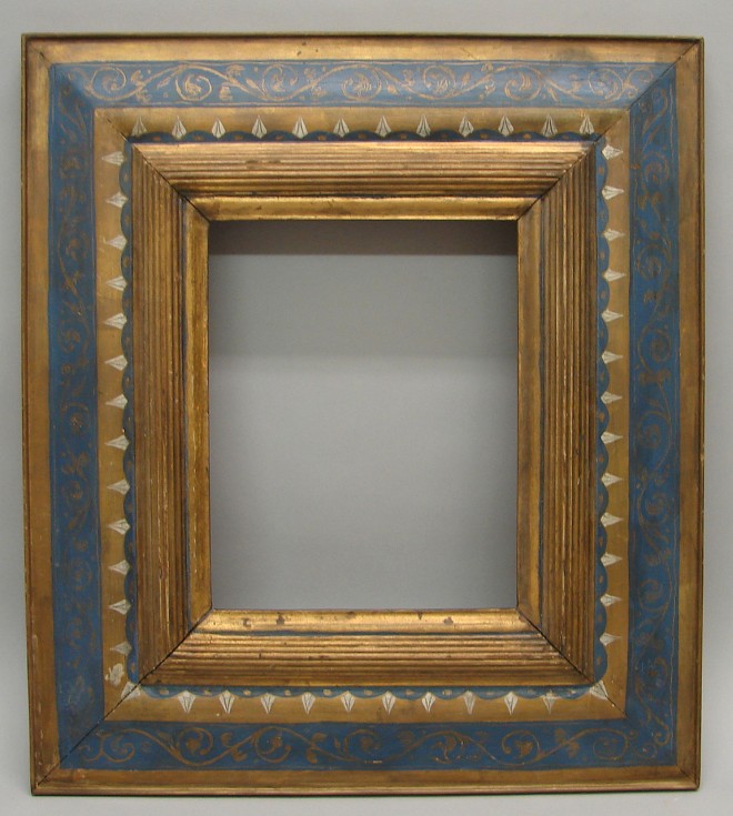 Appraisal: W C LeBrocq Frame New York paint decorated frame wide