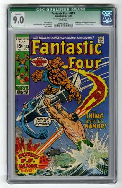 Appraisal: Fantastic Four CGC Marvel Comics Click for full description