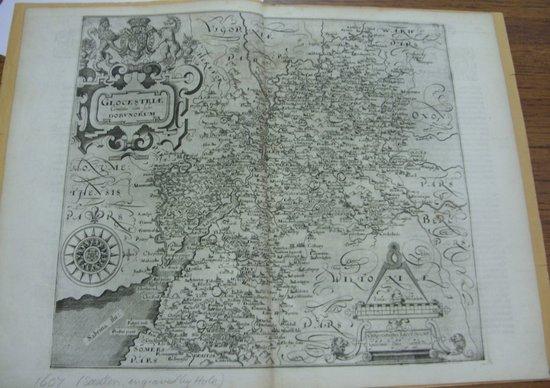 Appraisal: Christopher Saxton Glocestriae Comitatus olim Sedes Dobunorumengraved map cm x