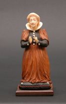 Appraisal: Carved Sculpture of Lady Jane English ca Late th Century