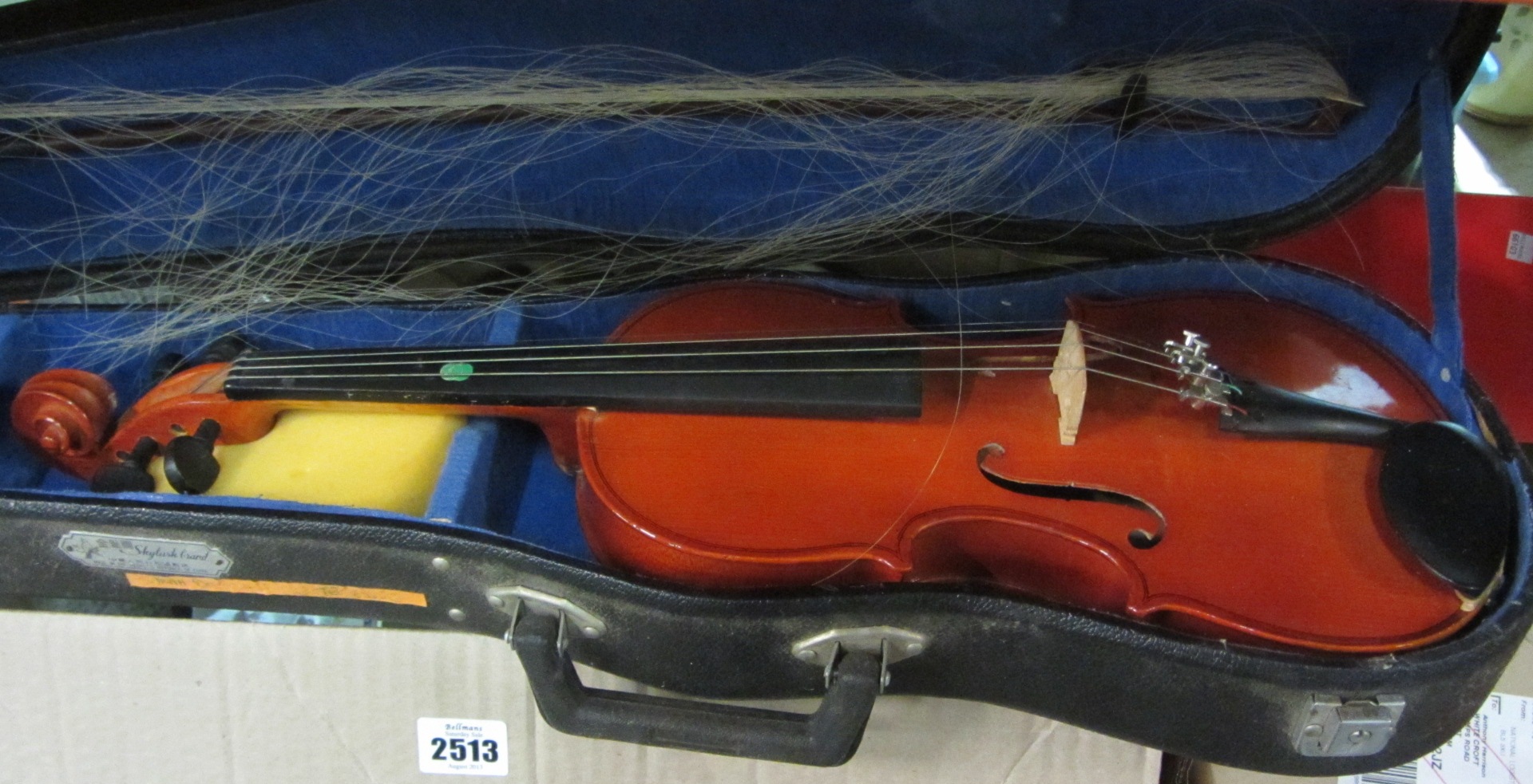 Appraisal: A small violin cased