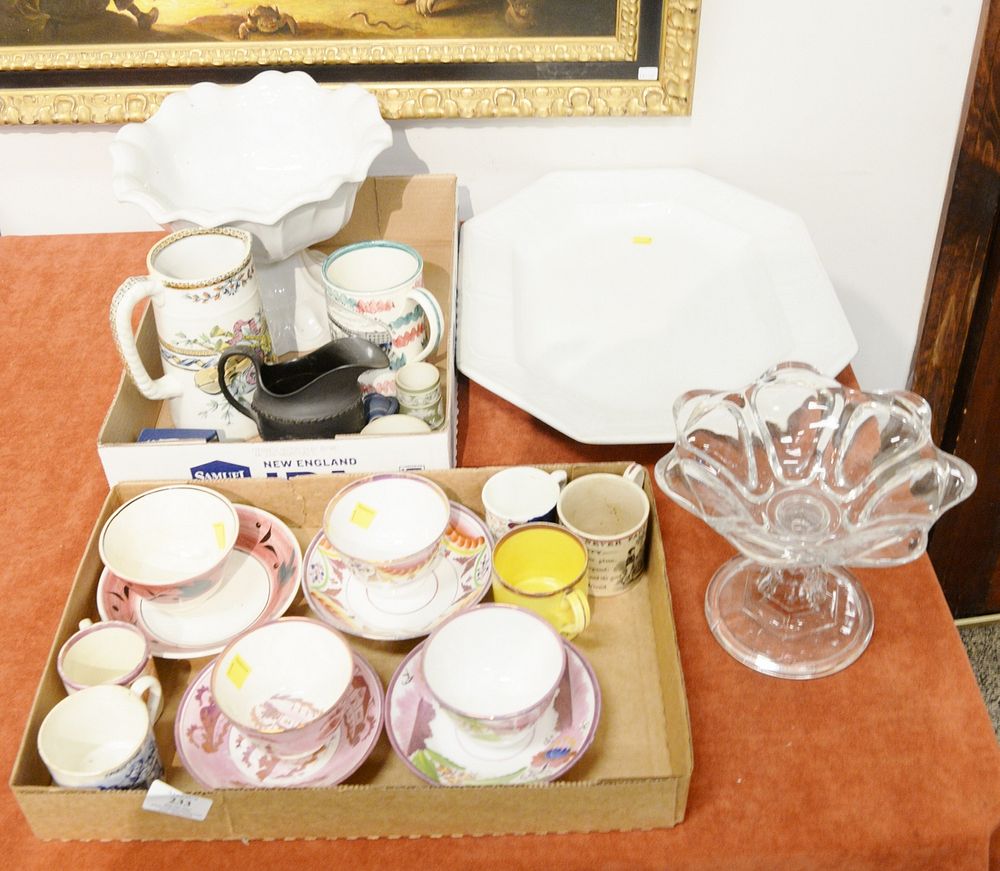 Appraisal: Group of mugs and misc porcelain to include group of