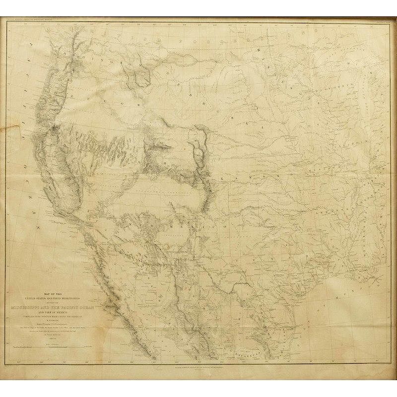 Appraisal: Map of the United States Mexican Boundary Survey Map of