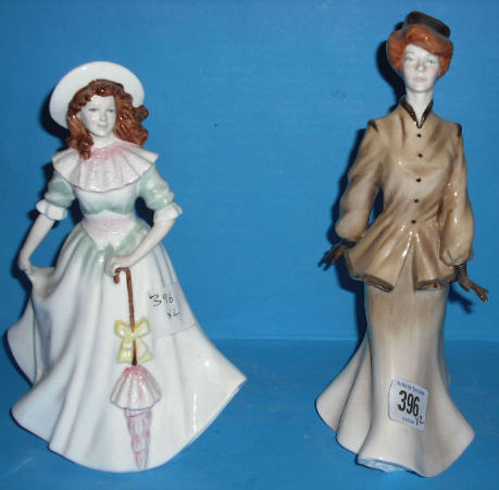 Appraisal: Royal Doulton Figures Kate Hannigan HN and Jacqueline HN