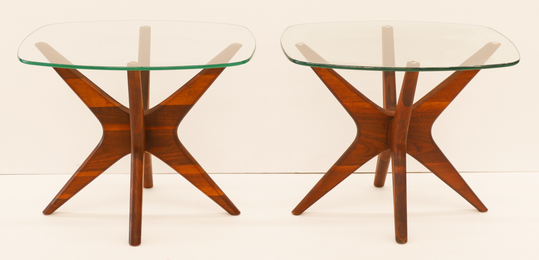 Appraisal: Pair Adrian Pearsall for Craft Assoc ''Jacks'' Side Tables ''x