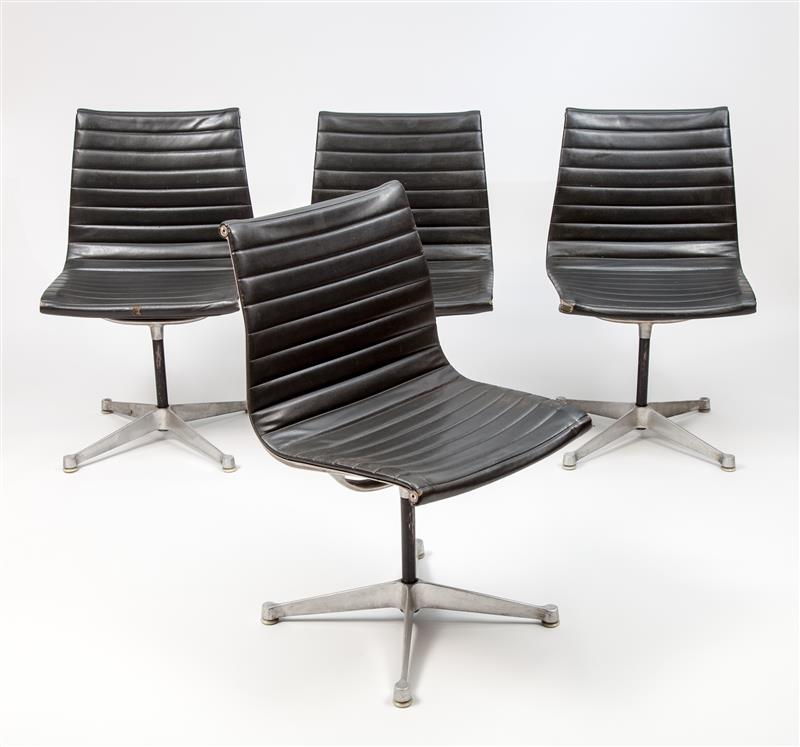 Appraisal: Four Side Chairs Charles and Ray Eames for Herman Miller