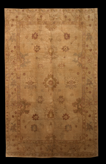 Appraisal: Turkish Angora Oushak Carpet ' x '