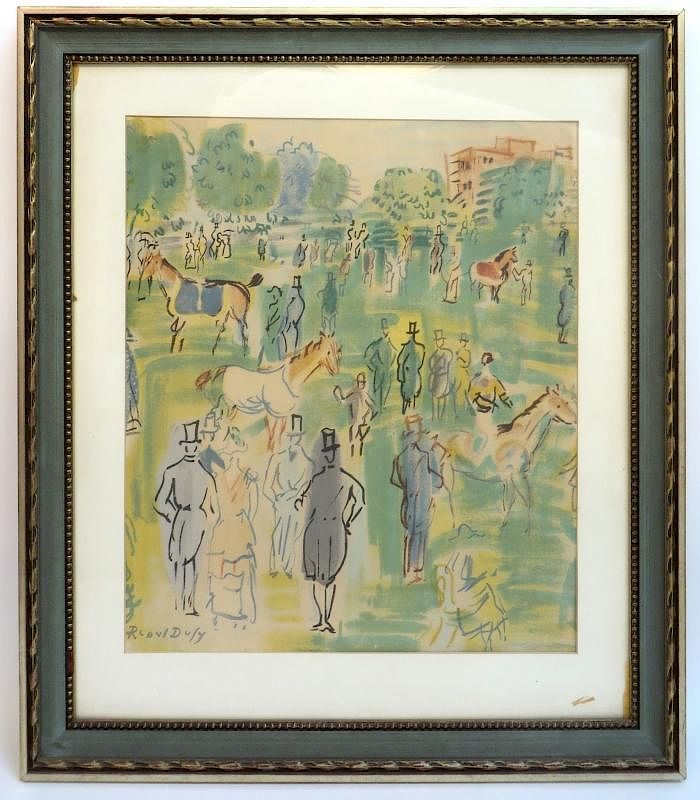 Appraisal: Framed Print By Raul Dufy Framed Print By Raul Dufy