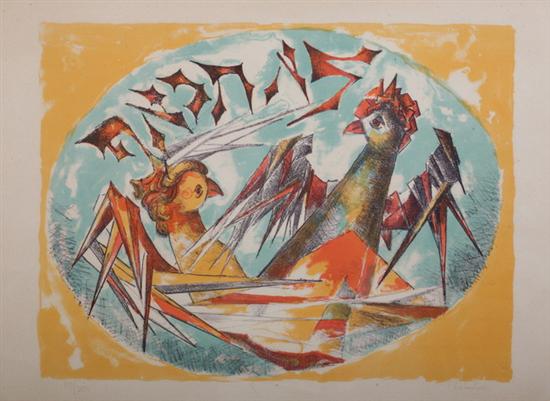 Appraisal: CHAIM GROSS American - ROOSTER AND HEN signed and numbered