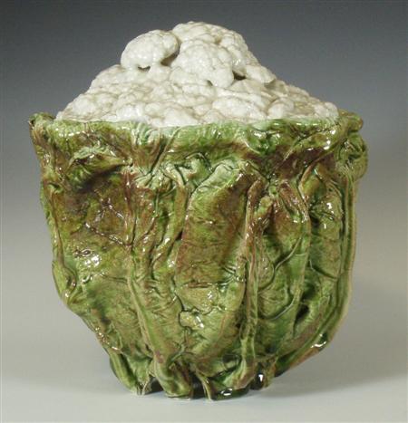 Appraisal: A th century Italian porcelain cauliflower form tureen and cover