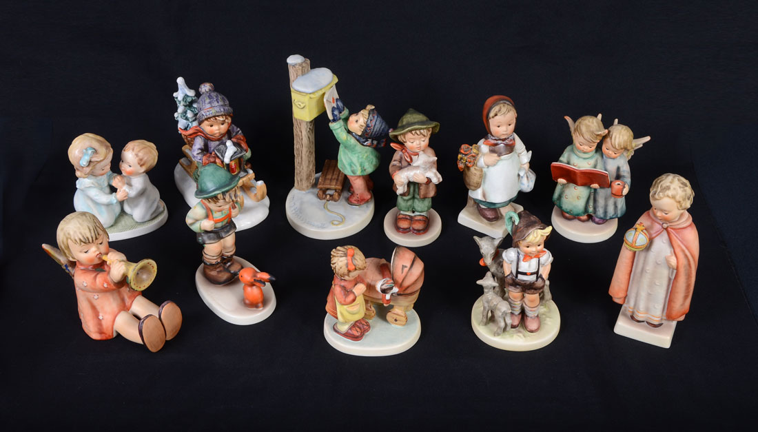 Appraisal: COLLECTION OF GOEBEL HUMMEL FIGURINES An assembled collection of Hummel