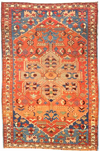 Appraisal: A Serapi rug Northwest Persia late th century size approximately