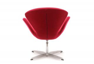 Appraisal: After Arne Jacobsen Magenta Swan Chair After Arne Jacobsen Danish