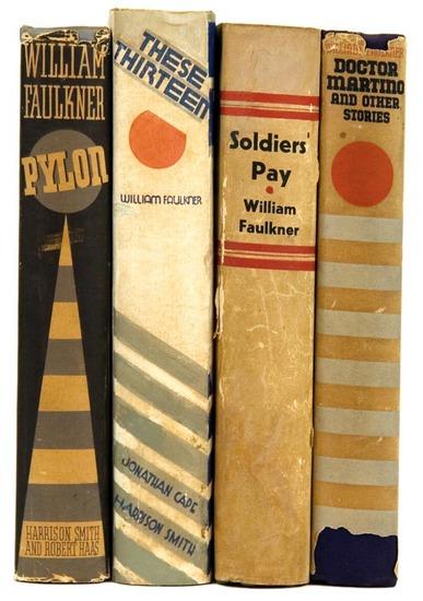 Appraisal: FAULKNER William Four First Editions These Thirteen New York Jonathan