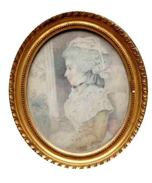 Appraisal: JOHN DOWNMAN - - Half length portrait of a lady