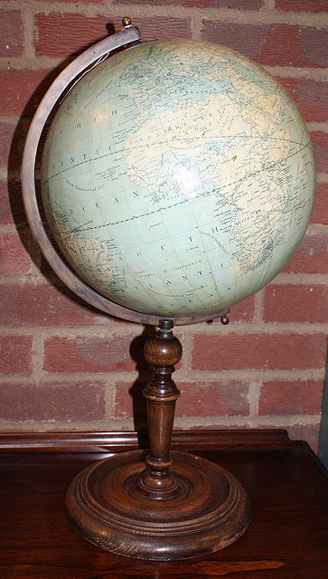 Appraisal: A MERZBACH FALK PHYSICAL AND POLITICAL TERRESTRIAL GLOBE on a