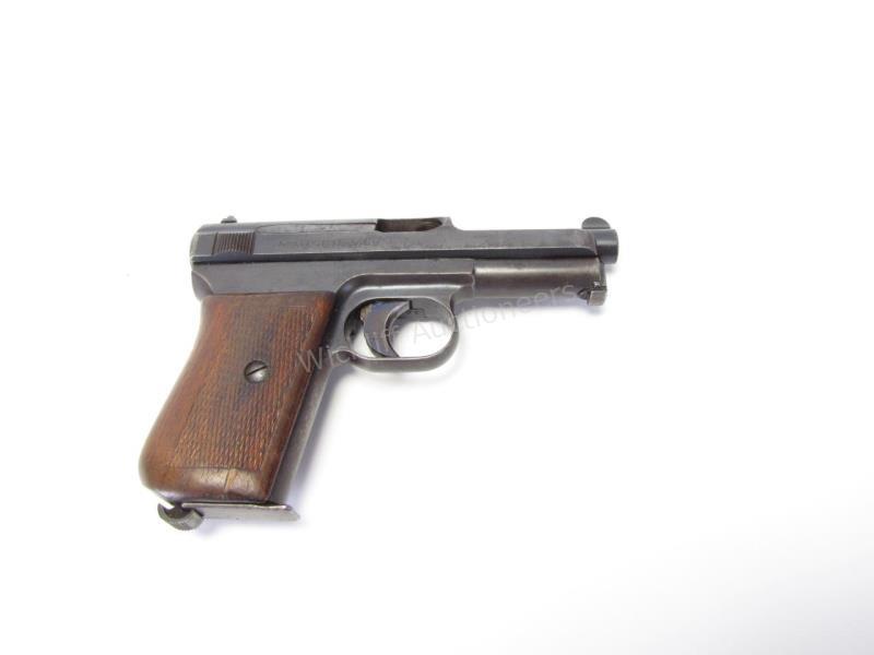 Appraisal: Mauser Model Semi Auto Pistol-Blued round barrel Chambered in mm