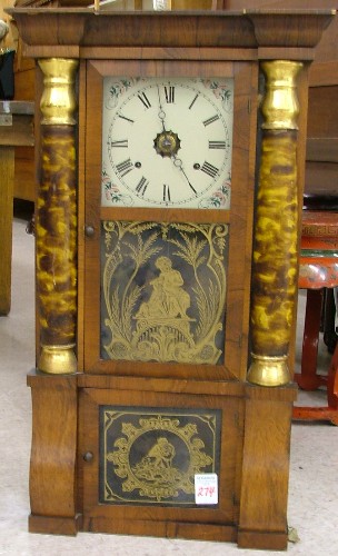 Appraisal: AN AMERICAN TRIPLE-DECKER SHELF CLOCK Seth Thomas Clock Co Thomaston