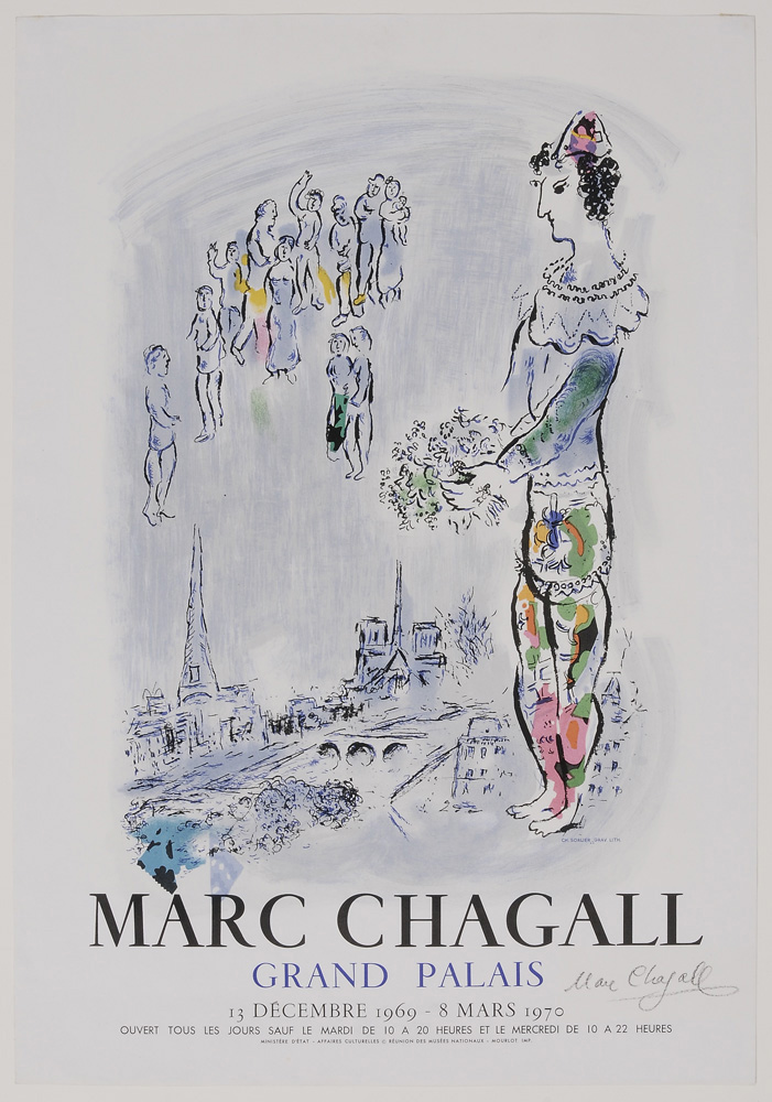 Appraisal: Marc Chagall French Russian - Le Magicien de Paris -