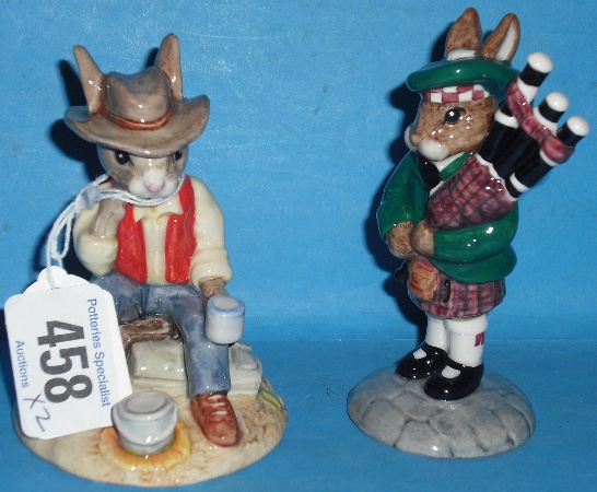 Appraisal: Royal Doulton Bunnykins Figure Waltzing Matilda DB boxed with cert