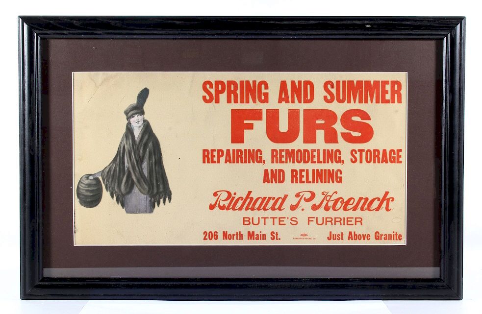 Appraisal: Richard P Hoenck Furrier Trolley Cart Ad c Included in