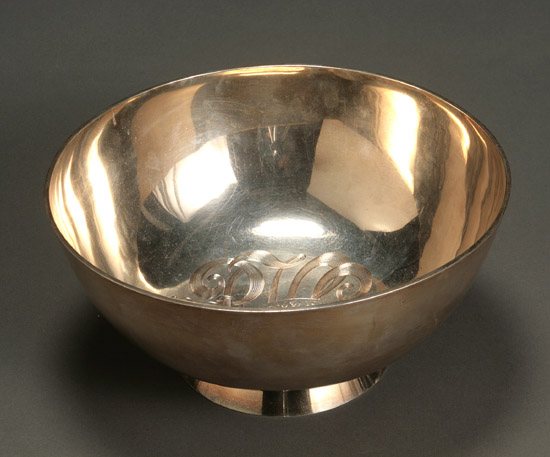 Appraisal: George V Silver Bowl Charles T George Fox London The