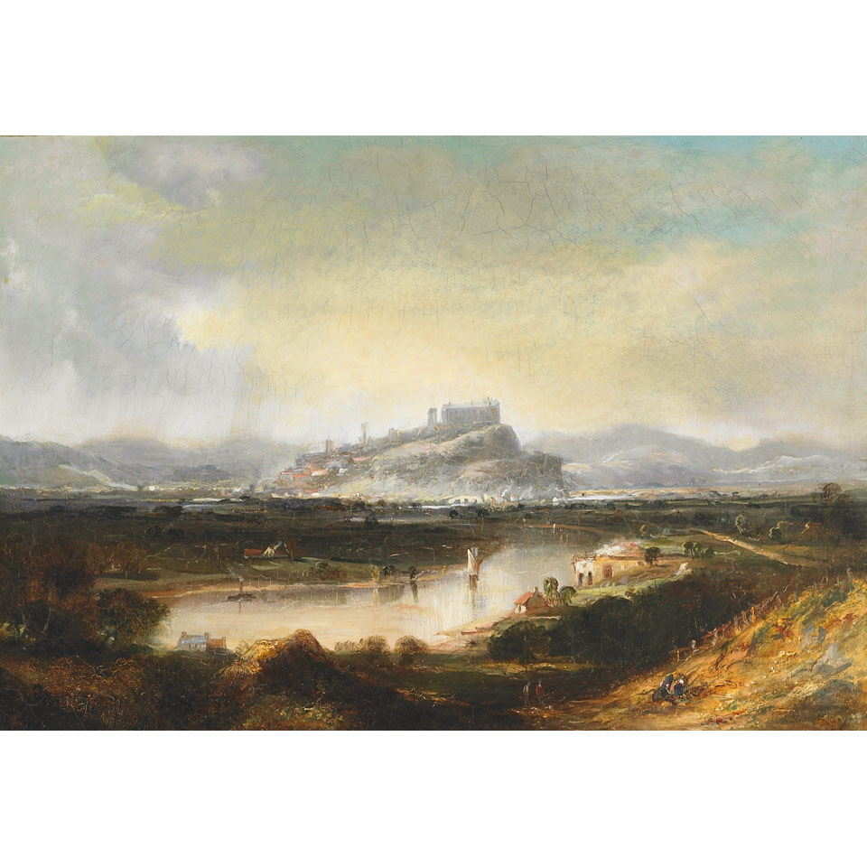 Appraisal: Attributed to Alexander Nasmyth - Scottish STIRLING CASTLE Oil on