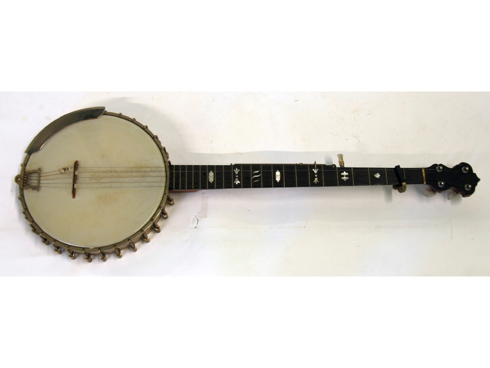 Appraisal: THE WINDSOR 'PREMIERE' MODEL FIVE STRING BANJO the fret finger