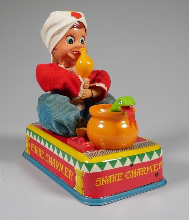 Appraisal: Made in Japan Linemar Co Inc Snake Charmer animated toy