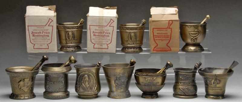 Appraisal: Lot of Mortars Pestles Description From the Schering Collection s